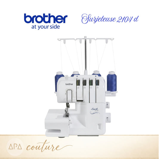 BROTHER 2104D Surjeteuse 3 et 4 fils