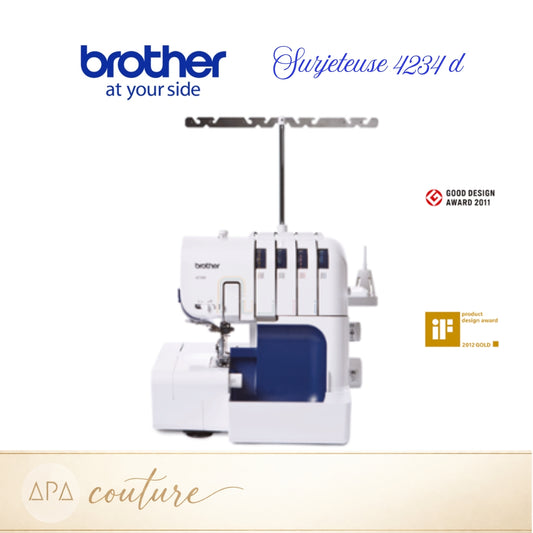 BROTHER 4234D Surjeteuse à 2, 3 ou 4 fils