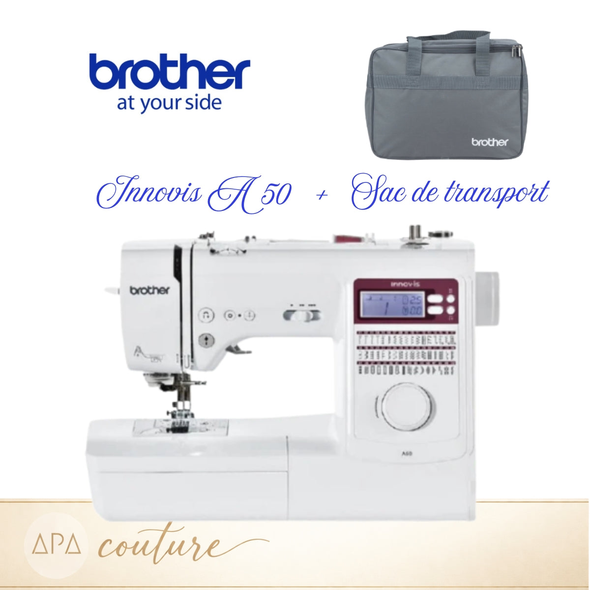 BROTHER Innovis A50 Machine à coudre AVEC sac de transport