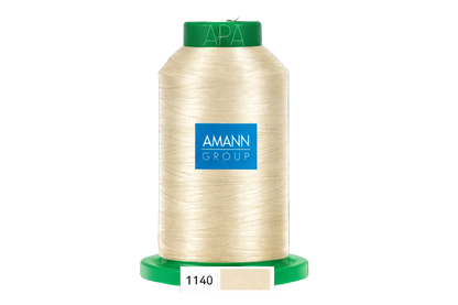 Fil à broder Isacord 40 polyester 1000 mètres coloris 1140 Beige