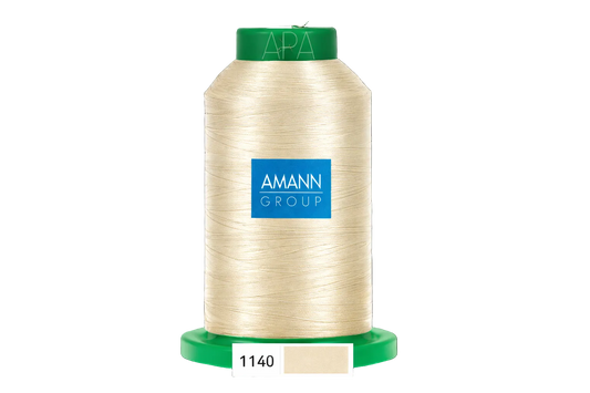 Fil à broder Isacord 40 polyester 1000 mètres coloris 1140 Beige