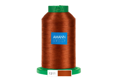 Fil à broder Isacord 40 polyester 1000 mètres coloris 1311 Rouille