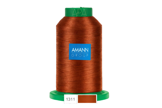 Fil à broder Isacord 40 polyester 1000 mètres coloris 1311 Rouille