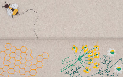 Boite rangement couture ruche abeille