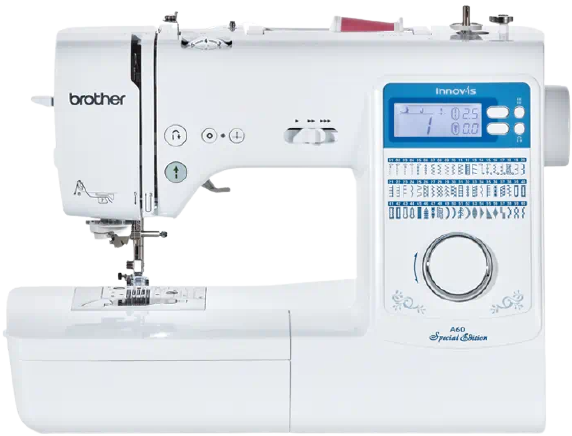 La Brother Innov-is A60SE est la machine à coudre électronique parfaite pour votre prochaine aventure dans l'Art de l'Aiguille. Simple d'utilisation, elle vous permettra d'évoluer dans l'univers de la couture.