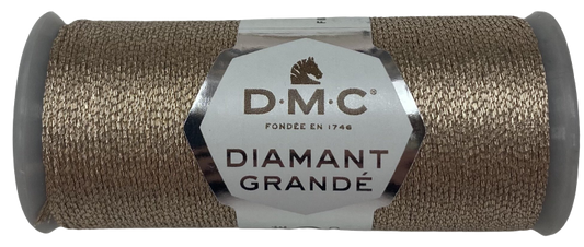 Fil à broder métallisé DMC, Diamant Grandé Coloris G225