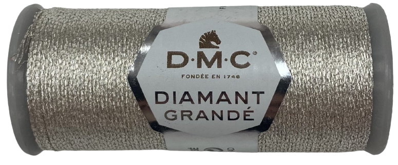 Fil à broder métallisé, Diamant Grandé DMC Col G168