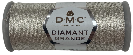 Fil à broder métallisé, Diamant Grandé DMC Col G168