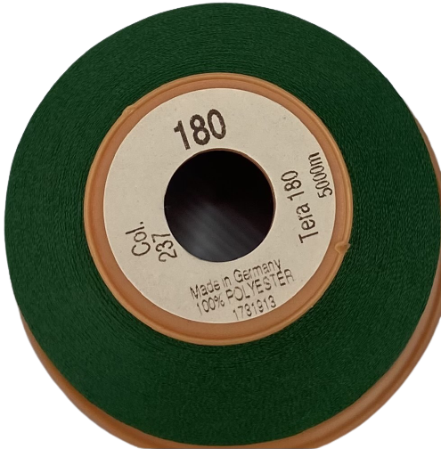 Fil de surjet GUTERMANN TERA 180 de 5000 mètres coloris 237 vert sapin