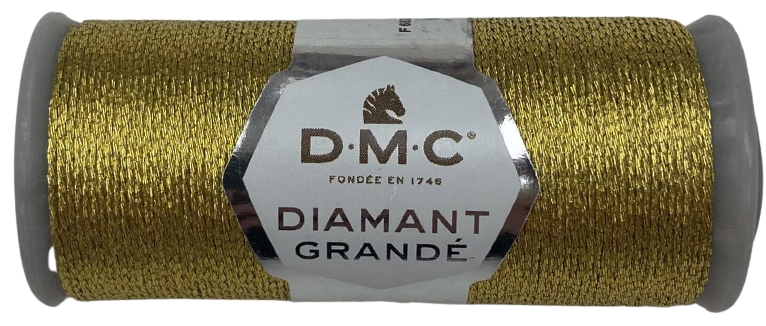 Fil à broder métallisé, Diamant Grandé DMC Col G3852