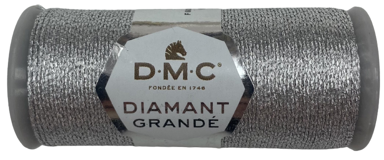 Fil à broder métallisé, Diamant Grandé DMC Col G415