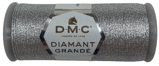 Fil à broder métallisé, Diamant Grandé DMC Col G415